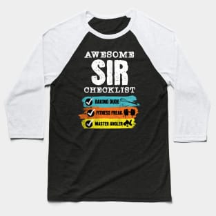 Awesome sir checklist Baseball T-Shirt